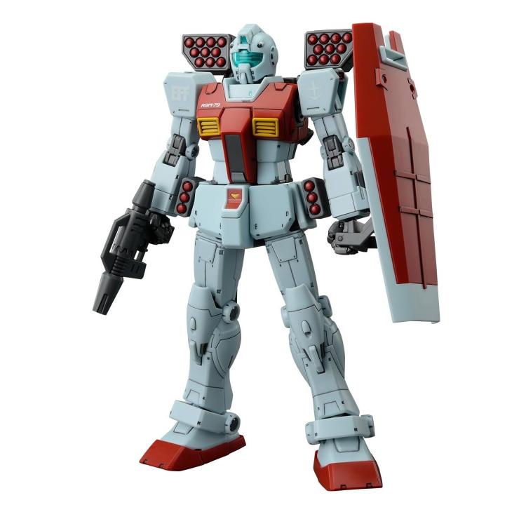 BANDAI - HG Gm Shoulder Cannon / Missile Pod 1/144 (Modellbausatz) 93185