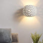 Universe Double Emission Perforated Plaster Wall Light G9 Indoor Lamp