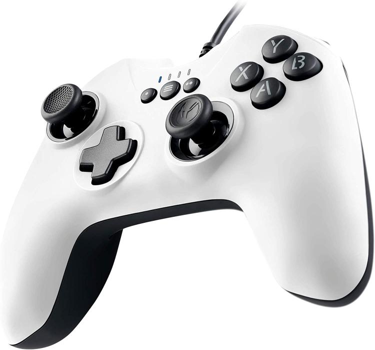 Nacon PC Controller Gaming GC-100 Weiß Windows Pad 6 Tasten Computer