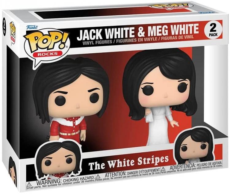 Funko Pop! Rocks The White Stripes – Jack White & Meg White 2er-Pack Vinylfigur