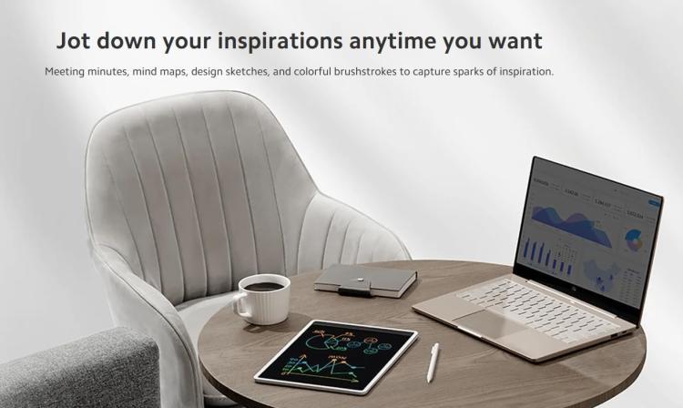 Xiaomi Mi Lcd Writing Tablet 13.5" (Color Edition)  Lavagna Led Android A Colori