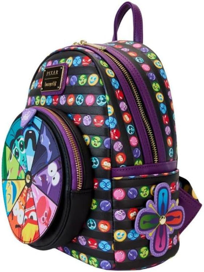 Funko Loungefly Zaino Pixar Inside Out 2 Core Memories Spinning Wheel Minibackpack