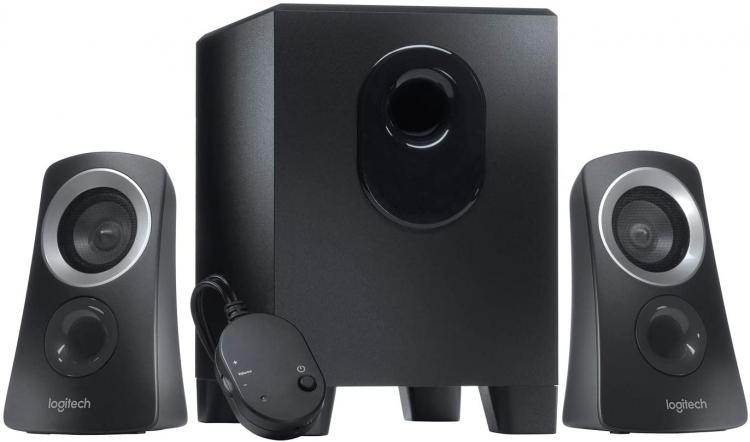 Logitech Speaker 2.1 Z313 25W Rms Pc Computer Ps4 Xbox One Tv Smartphone Tablet