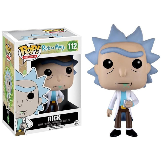 Funko Pop! Animation – Rick And Morty (112) Rick Wackelkopf-Figur 9cm