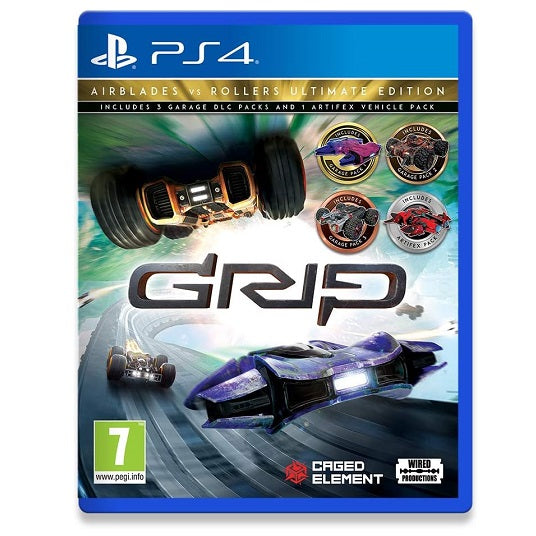 Grip: Combat Racing Airblades Vs Rollers Ultimate Edition Ps4 Italienisches Spiel