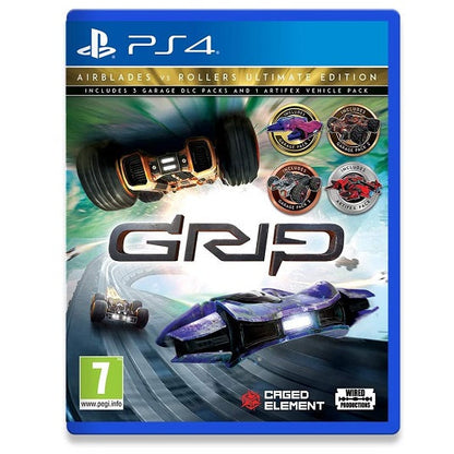 Grip: Combat Racing Airblades Vs Rollers Ultimate Edition Ps4 Italienisches Spiel
