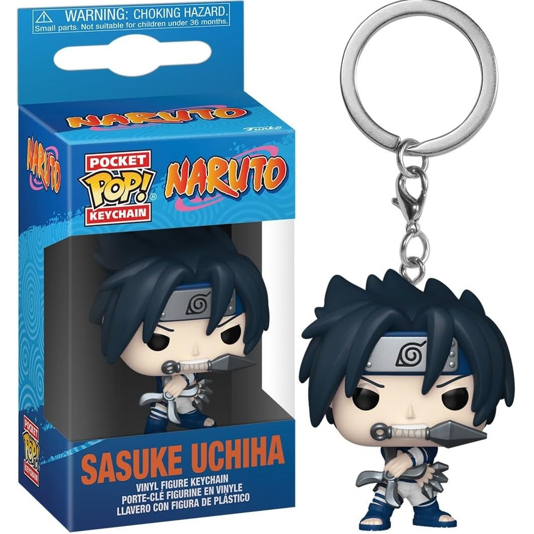 Funko Pop ! Key Pocket Keychain Naruto (Sasuke Uchiha) Portachiavi