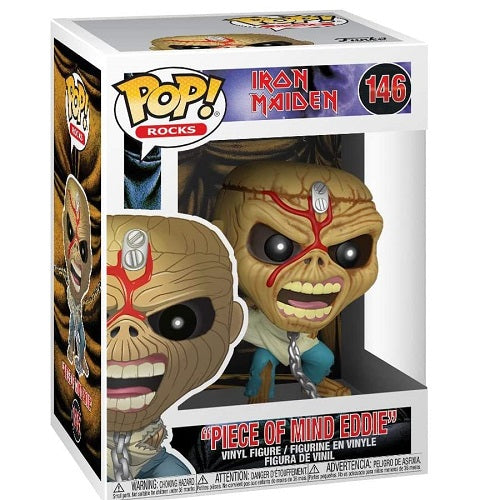 Funko Pop! Rocks Iron Maiden – (146) Piece Of Mind Skeleton Eddie Figur 9 cm