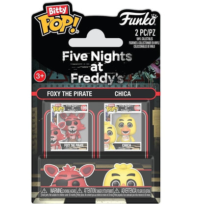 Funko Bitty Pop! Five Nights At Freddy's - Foxy The Pirate (109) & Chica (108)