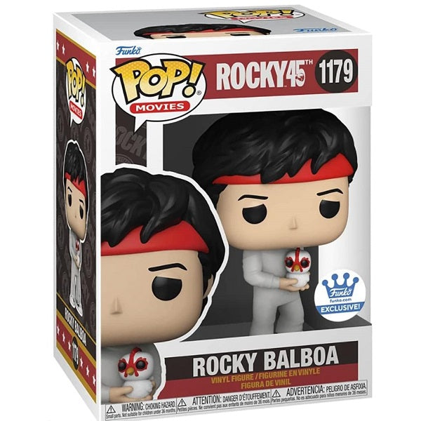 Funko Pop ! Movies Rocky 45Th - (1179) Rocky Balboa W /Chicken Figure Special