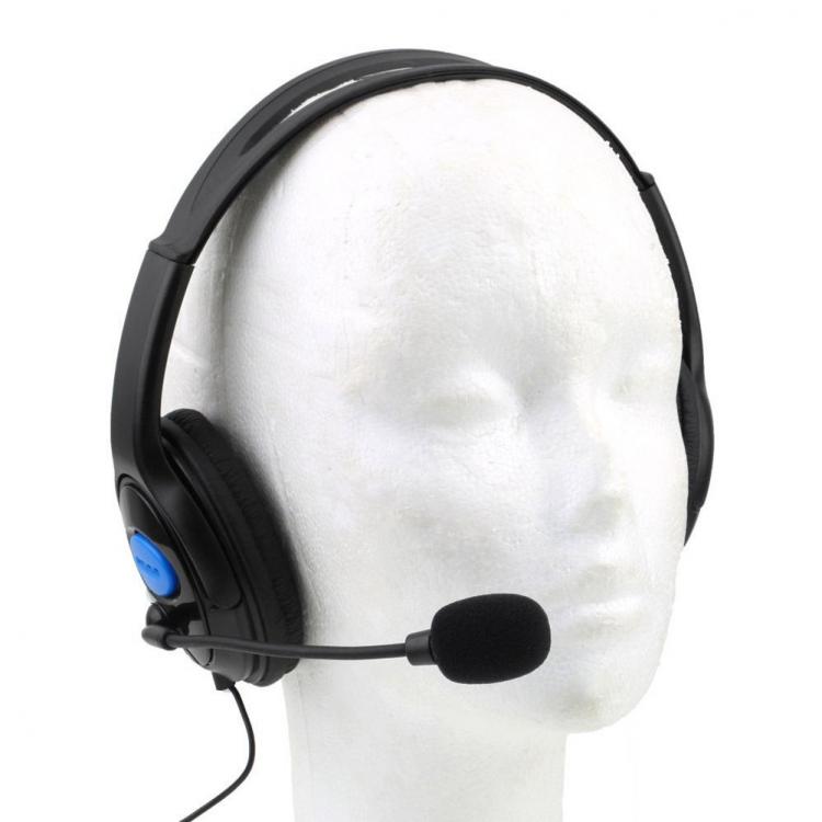 XL Gaming Headset Compatible with Playstation 4 PS4 - PC Headphone with Microphone HSB