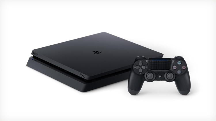 Sony Konsole Playstation 4 Ps4 Slim 500GB D-Chassis Schwarz Italien 2 Jahre Garantie