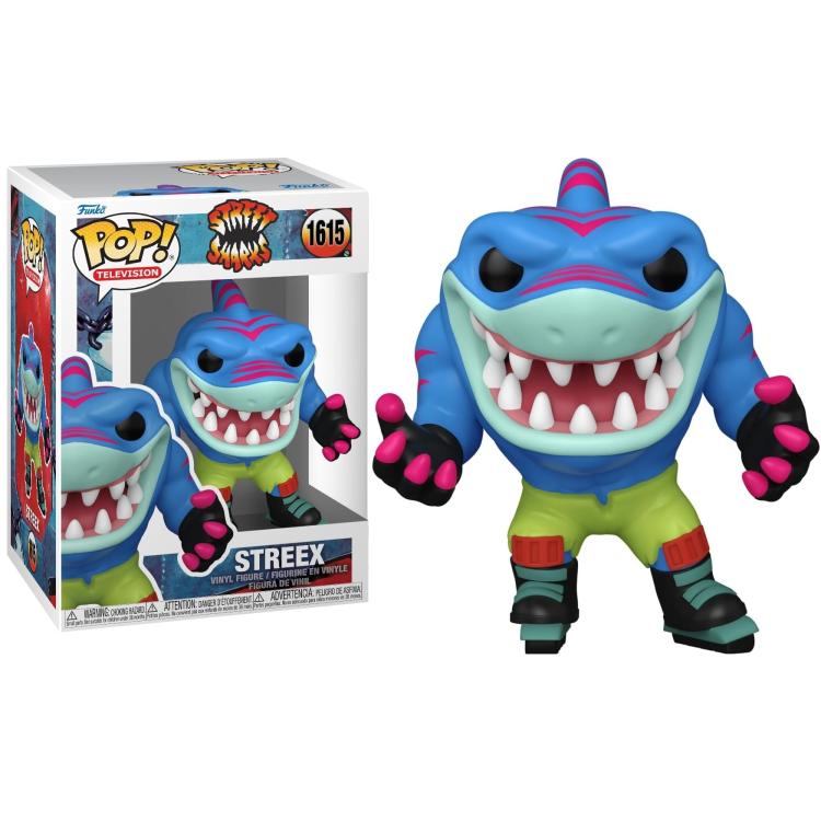 Funko Pop! TV Street Sharks – (1615) Streex Vinylfigur 9 cm Haistatue