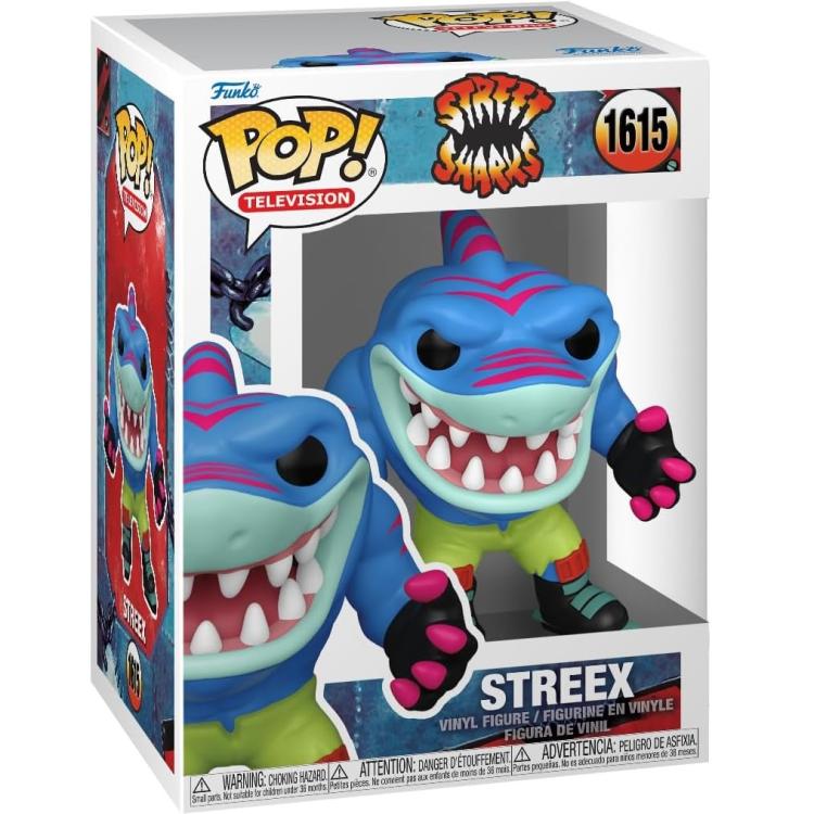 Funko Pop! TV Street Sharks – (1615) Streex Vinylfigur 9 cm Haistatue