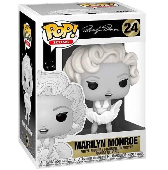 Funko Pop! Icons - Marilyn Monroe 24 S.E. Marilyn Black E White Limited Edition