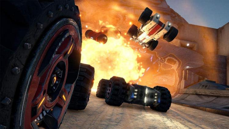 Grip: Combat Racing Airblades Vs Rollers Ultimate Edition Ps4 Italienisches Spiel