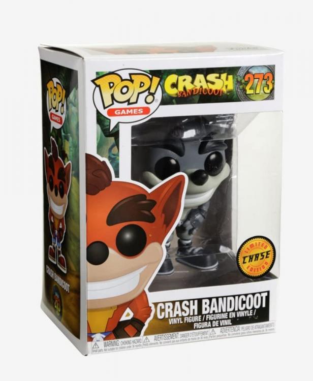 Funko Pop Crash Bandicoot (273) Crash Figure (Chase) Limited Edition Exclusive
