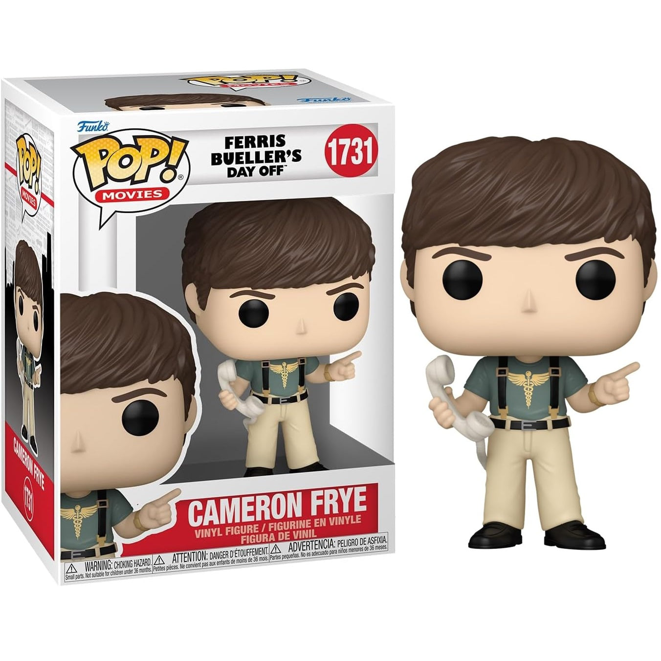 Funko Pop! Movies – Ferris Bueller's Day Off (1731) Cameron Frye 9cm