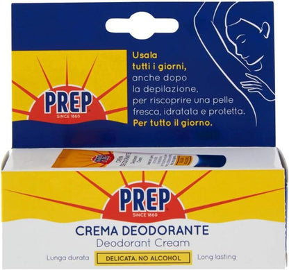 Prep - Antitranspirantes Deodorant Creme Schutz 48H Für Empfindliche Haut 35Ml