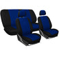 Topdrive | Universal Car Seat Covers Kit Front Rear Blue / Black