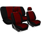 Topdrive | Universal Car Seat Covers Front Rear Red / Black