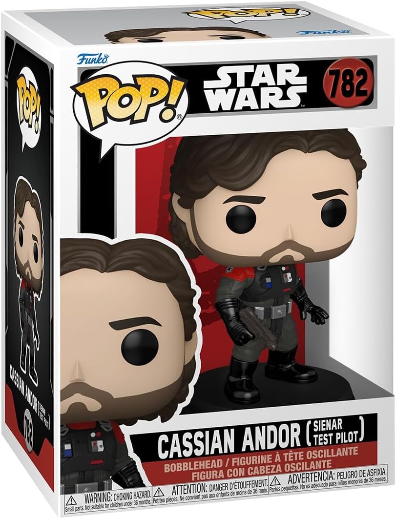 Funko Pop! Movies - Star Wars (782) Cassian Andor (Sienar Test Pilot) Vinyl 9cm