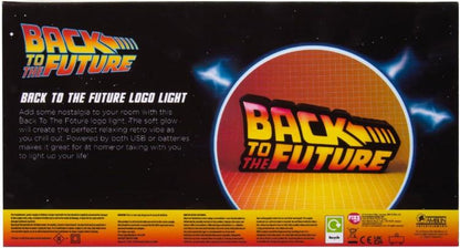 Fizz Lampada Back To The Future Logo Light Lampada Da Tavolo Ritorno Al Futuro