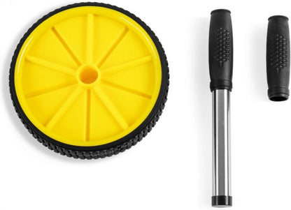 Fitlover Ruota Addominali Diametro 17Cm Giallo/Rosso Petto Flessioni Glutei