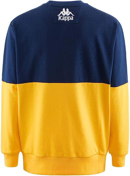 Kappa felpa da ragazzo Authentic Sand Clinic 304S4N0 905 cobalt yellow