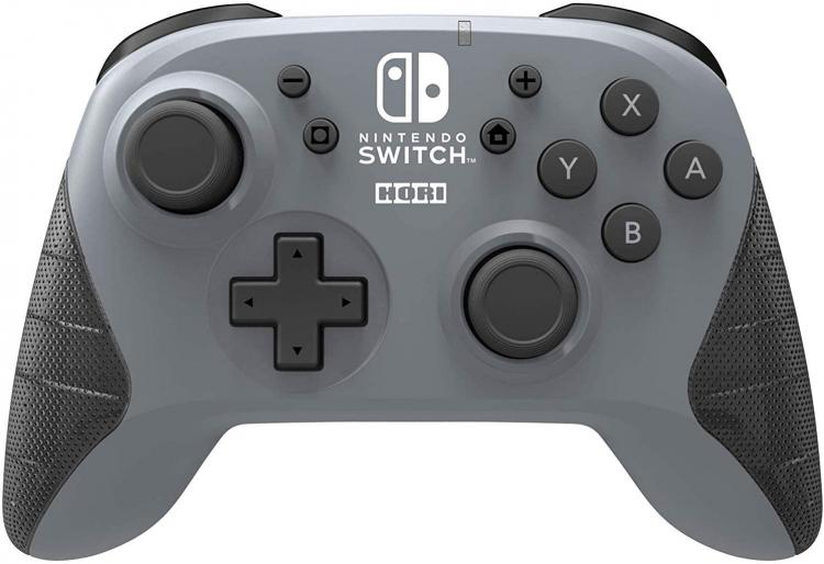 Hori Horipad Wireless (Grau) Kabelloser Controller Offiziell Nintendo Switch