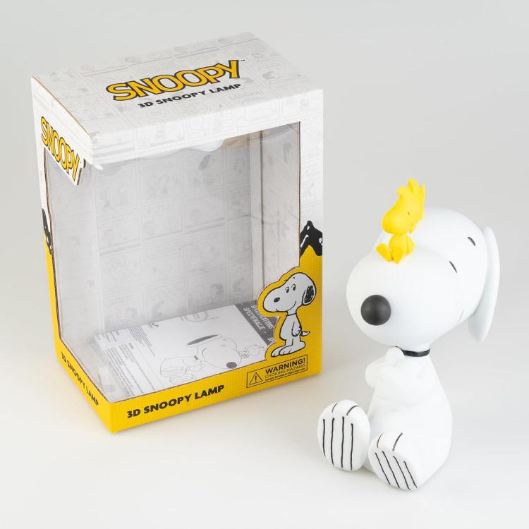 Tischlampe Snoopy 3D, Nachtlicht, wiederaufladbar über USB-C oder AAA-Batterien