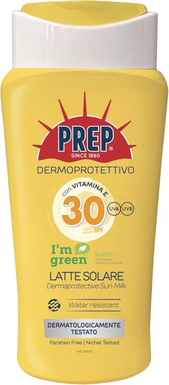Prep - Dermoprotektive Sonnenmilch LSF30 UVA-UVB Sonnenschutz 200 ml