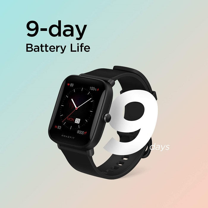 AMAZFIT BIP U PRO SMARTWATCH FITNESS-UHR ALEXA LCD WASSERDICHT, GPS/SCHWARZ