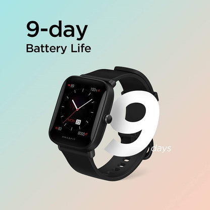 AMAZFIT BIP U PRO SMARTWATCH FITNESS-UHR ALEXA LCD WASSERDICHT, GPS/SCHWARZ