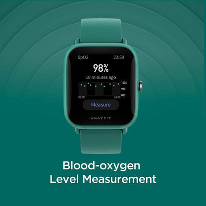 AMAZFIT BIP U PRO SMARTWATCH FITNESS UHR ALEXA LCD WASSERDICHT,GPS/GRÜN