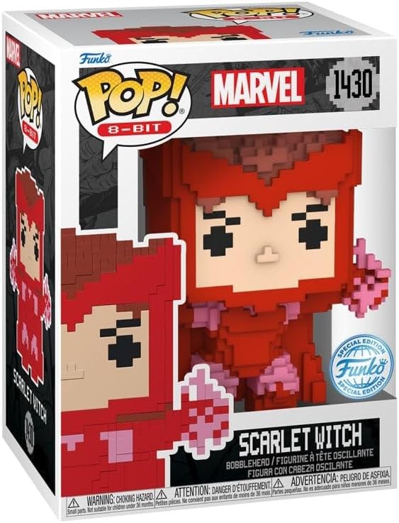 Funko Pop Marvel 8-Bit (1430) - Scarlet Witch Vinylfigur Sonderausgabe 9 cm
