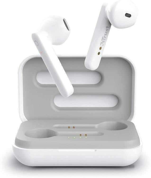 Trust Primo Touch Kabellose Bluetooth In-Ear-Kopfhörer, Weiß
