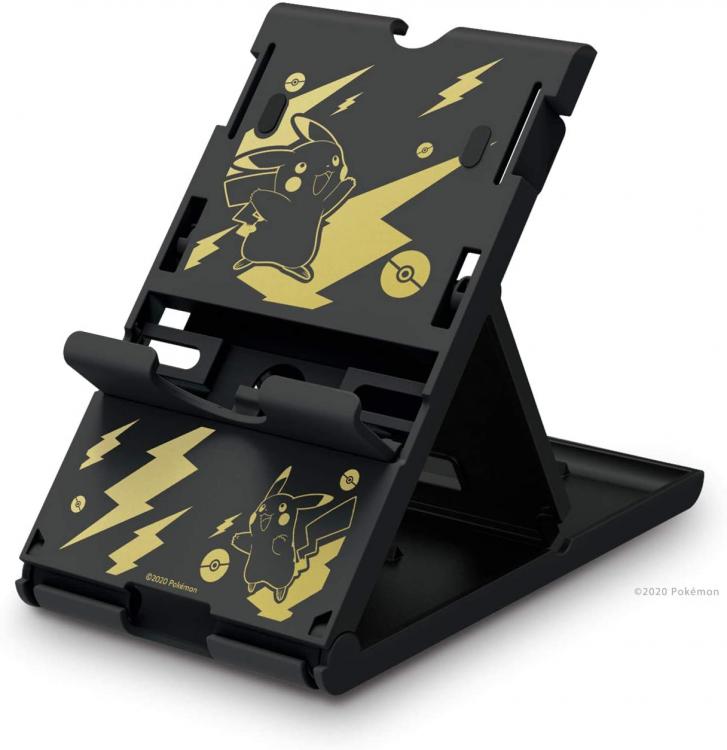 Hori Playstand Pikachu Schwarz & Gold Pokémon Ständer für Nintendo Switch & Lite
