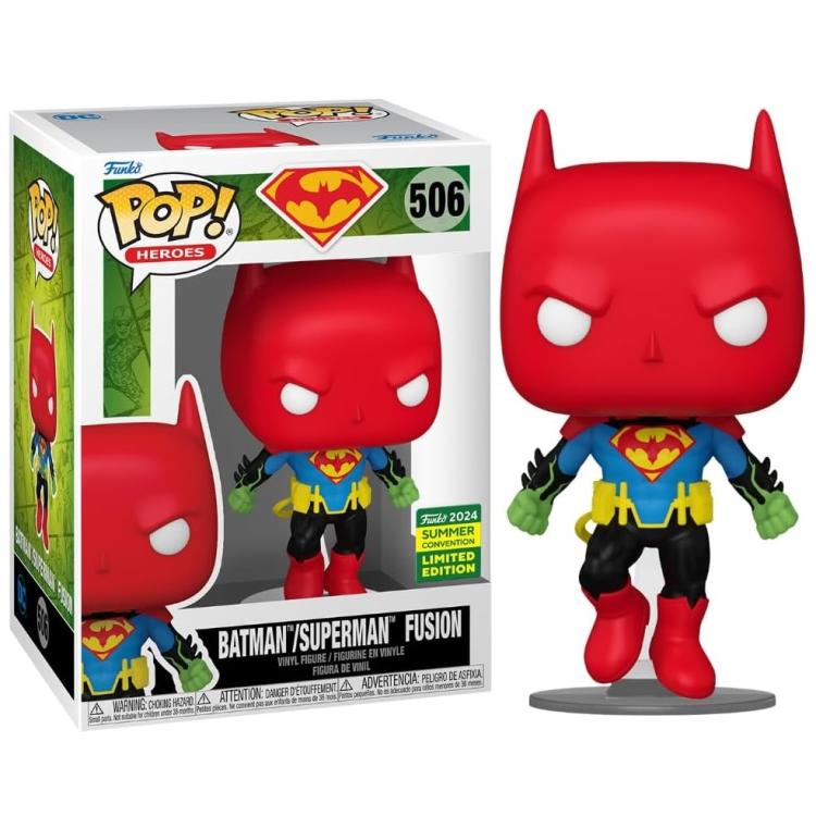 Funko Pop! DC Heroes (506) Batman/Superman Fusion Summer Limited Edition Figur