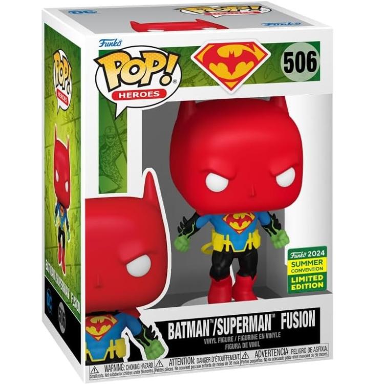 Funko Pop! DC Heroes (506) Batman/Superman Fusion Summer Limited Edition Figur