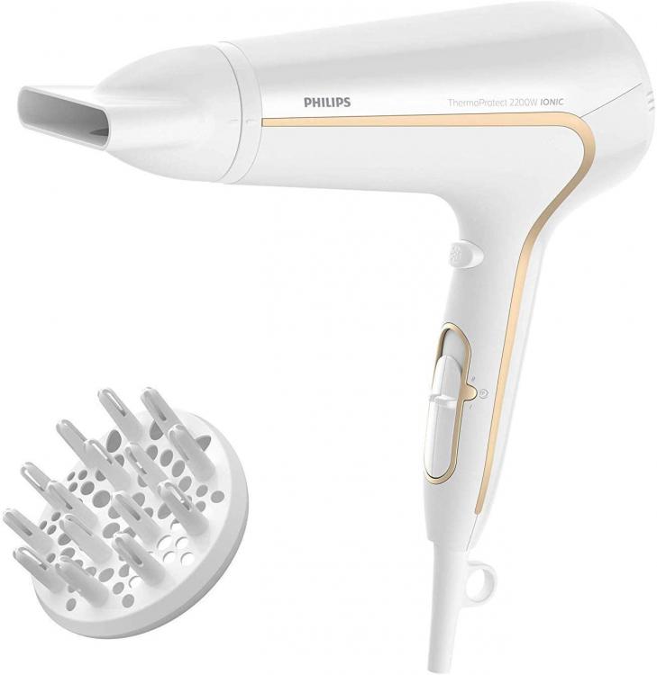Philips HP8232/00 Thermoprotect Ionic Haartrockner 2200 W Weiß Diffusor