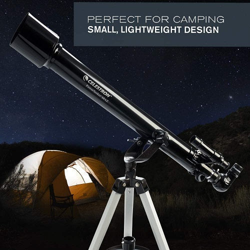 CELESTRON POWERSEEKER 60AZ TELESCOPE TERRESTRIAL ASTRONOMICAL REFRACTOR COMPLETE