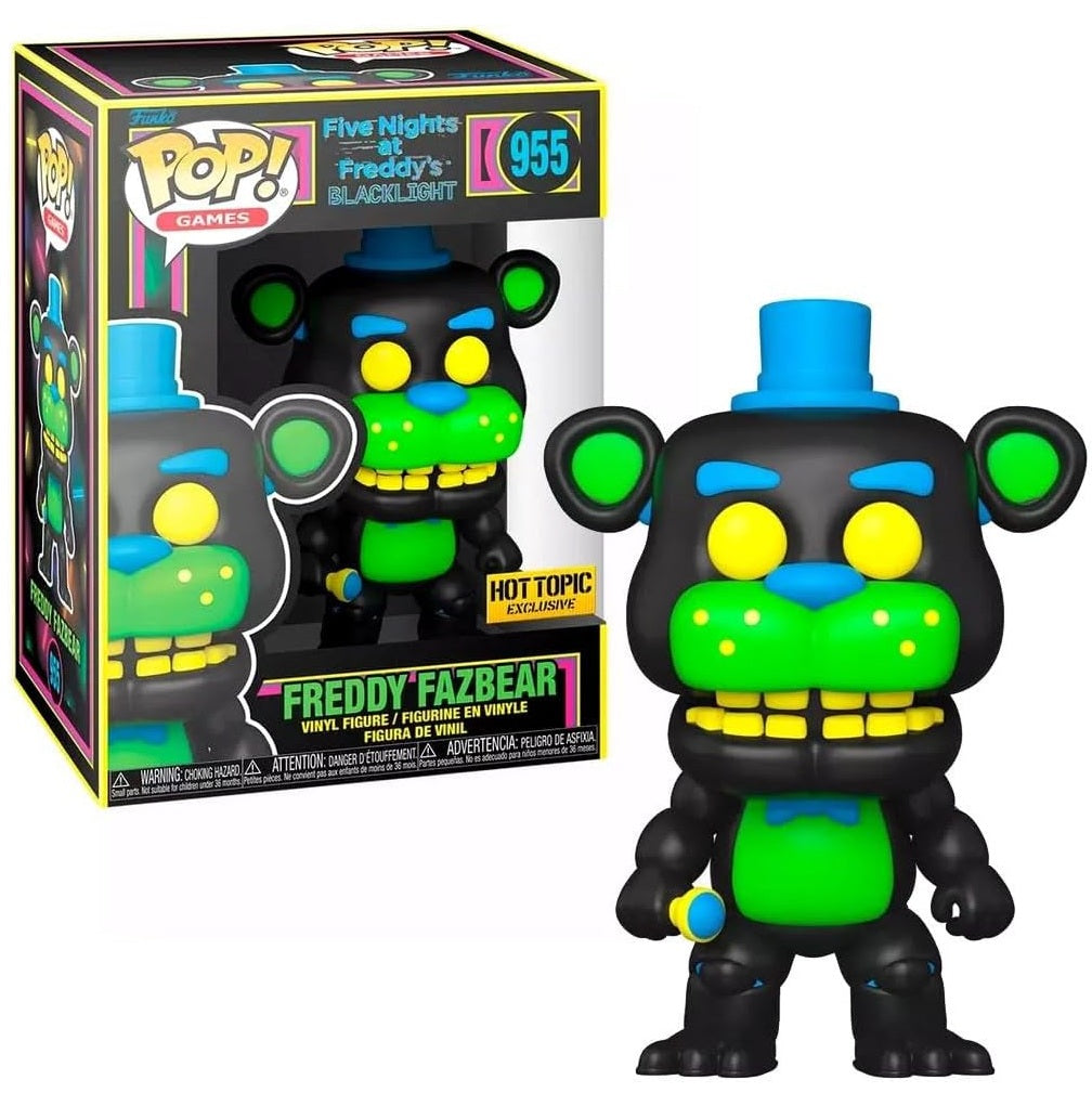 Funko Pop! Games - Five Nights At Freddy's Blacklight - (955) Freddy Fazbear FNAF