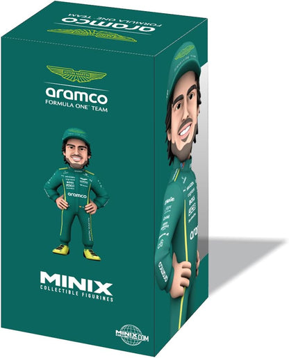 Minix F1 (Sports 107) Fernando Alonso Formel 1 Aston Martin Figur 11cm