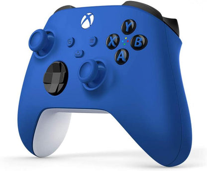 Microsoft Xbox Series X/S Blue Shock Pad Wireless One Controller Gamepad Blau Neu