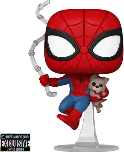 Funko Pop! Marvel – Spider-Man (1449) Spider-Man mit Sandwich Vinyl Figur 9cm
