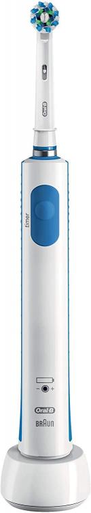 Oral-B 600 Pro Crossaction Weiß Elektrische Zahnbürste Wiederaufladbar Zähne