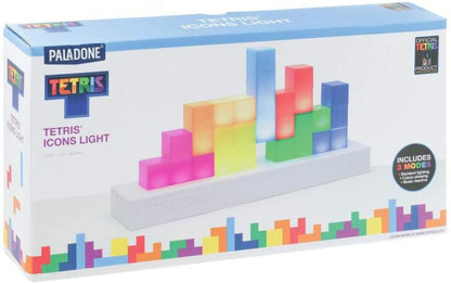 Paladone Tetris Icons Lampe Mehrfarbig Kunststoff 3D Gaming Modern LED RGB
