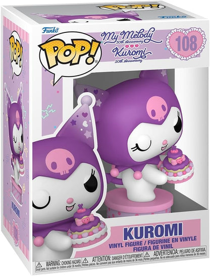 Funko Pop! Animation – Hello Kitty (108) Kuromi mit Kuchen Vinylfigur 9 cm