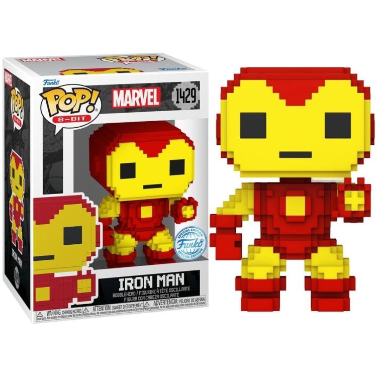 Funko Pop ! 8-Bit - Marvel (1429) Iron Man Special Edition Vinyl Figure 9Cm